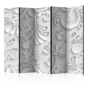 Vouwscherm - Flowers in Crystals II [Room Dividers]