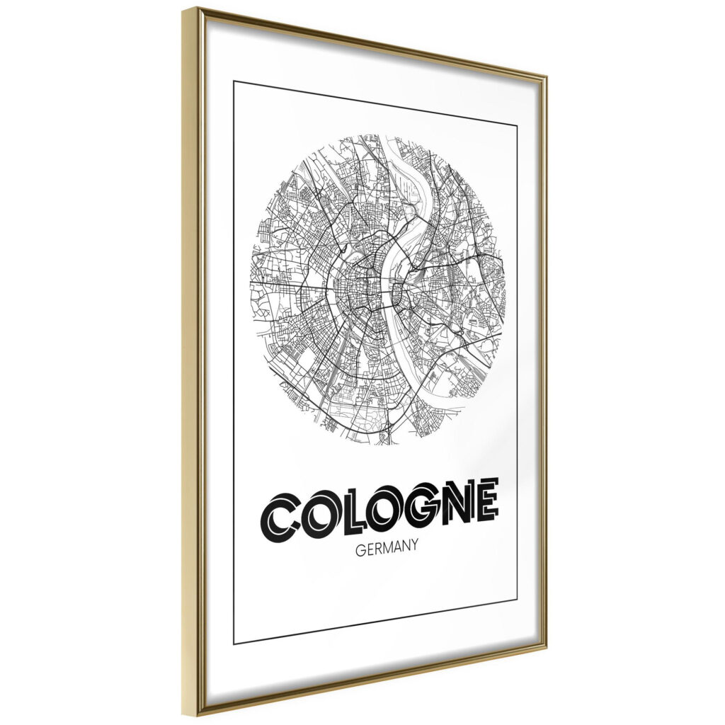 City Map: Cologne (Round) - Afbeelding 3