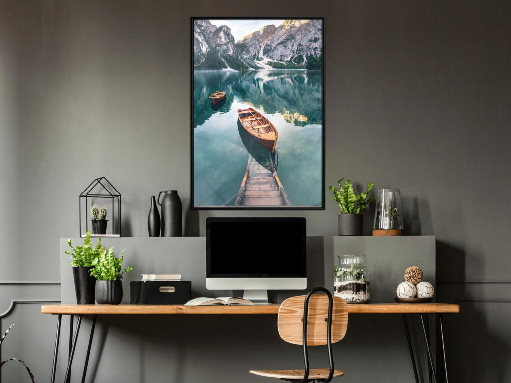 Lake in a Mountain Valley
