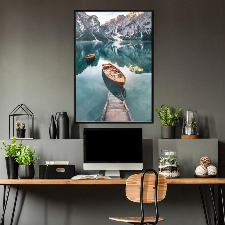 Lake in a Mountain Valley