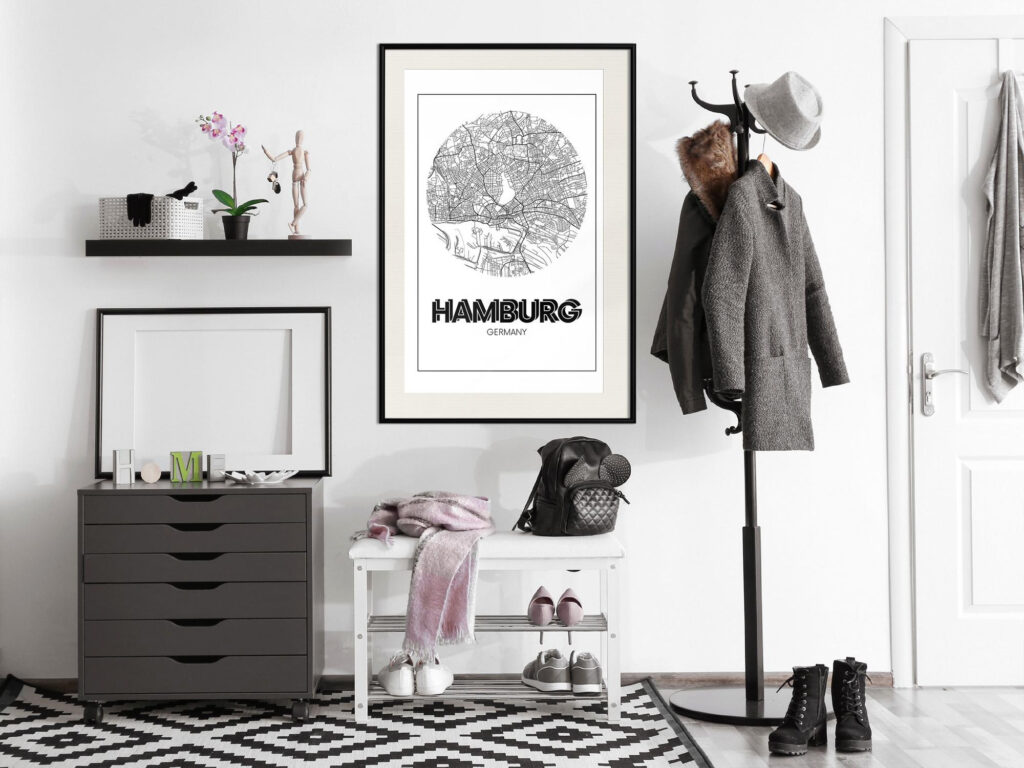 City Map: Hamburg (Round) - Afbeelding 2