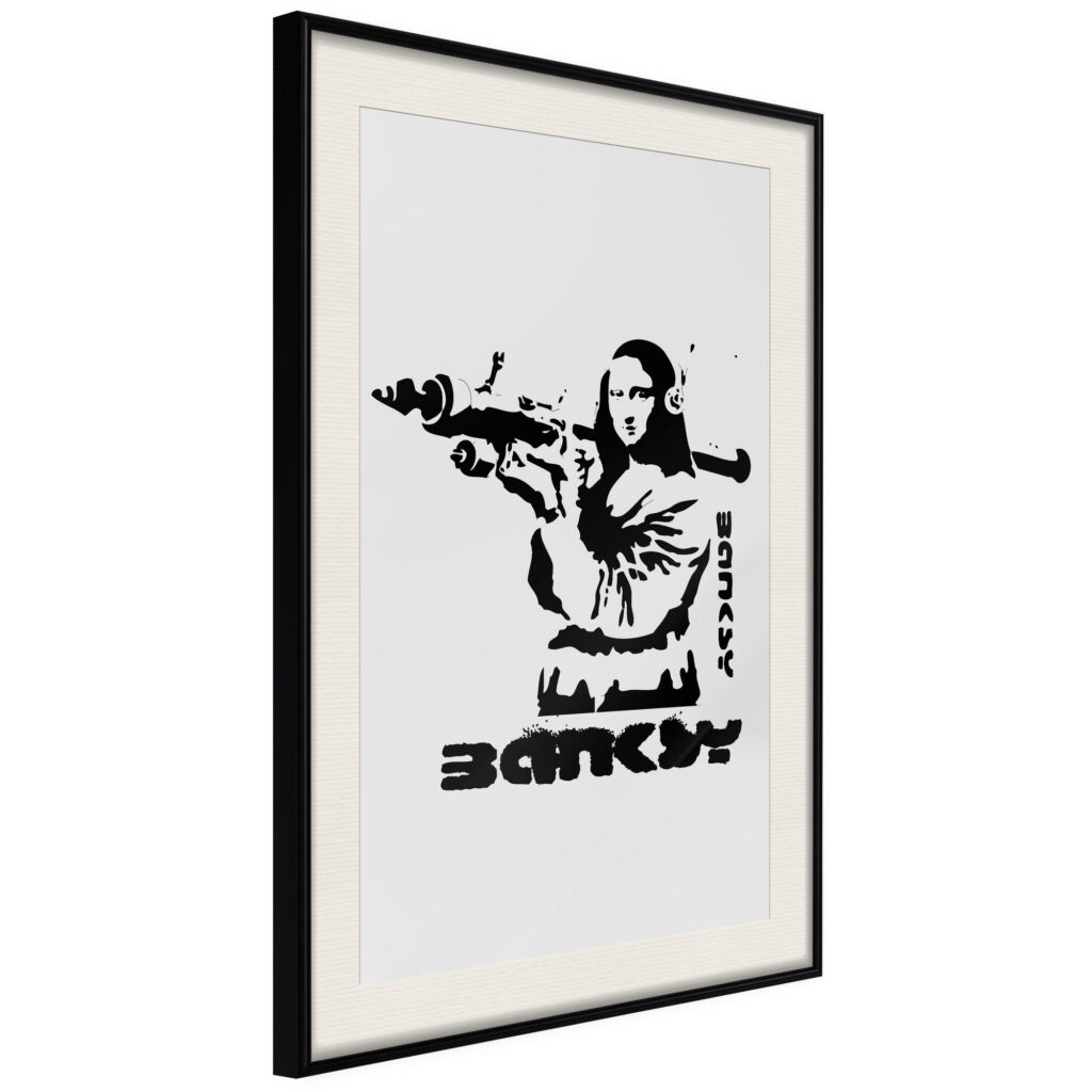Banksy: Mona Lisa with Bazooka I - Afbeelding 2