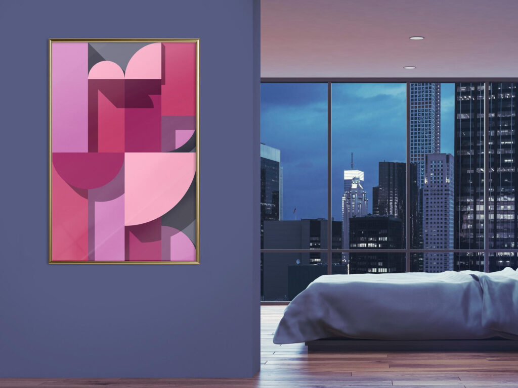 Pink Geometry - Afbeelding 4