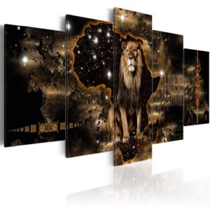 Schilderij - Golden Lion