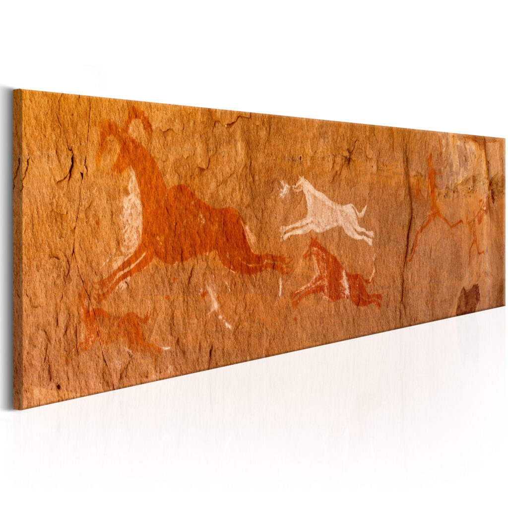 Schilderij - Cave Paintings