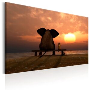 Schilderij - Evening Rest