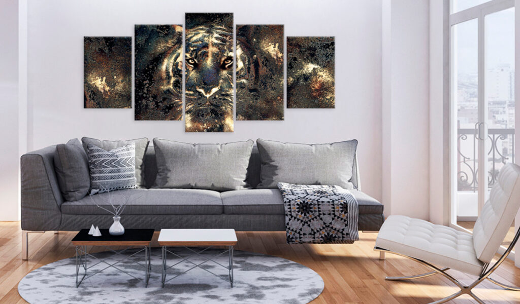 Schilderij - Predatory Beauty - Afbeelding 2