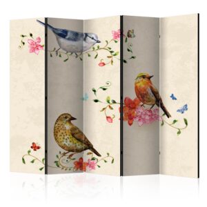 Vouwscherm - Bird Song II [Room Dividers]