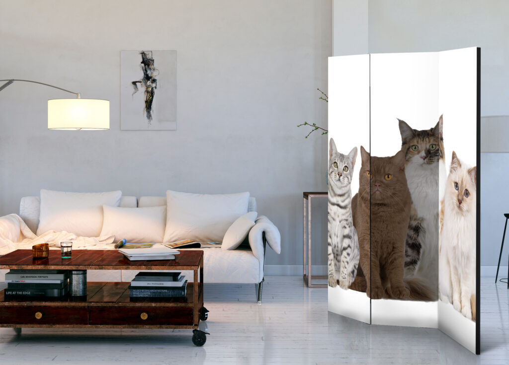 Vouwscherm - Sweet Cats [Room Dividers] - Afbeelding 2