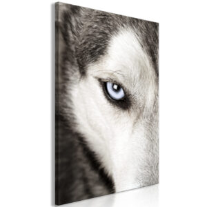 Schilderij - Dog's Look (1 Part) Vertical