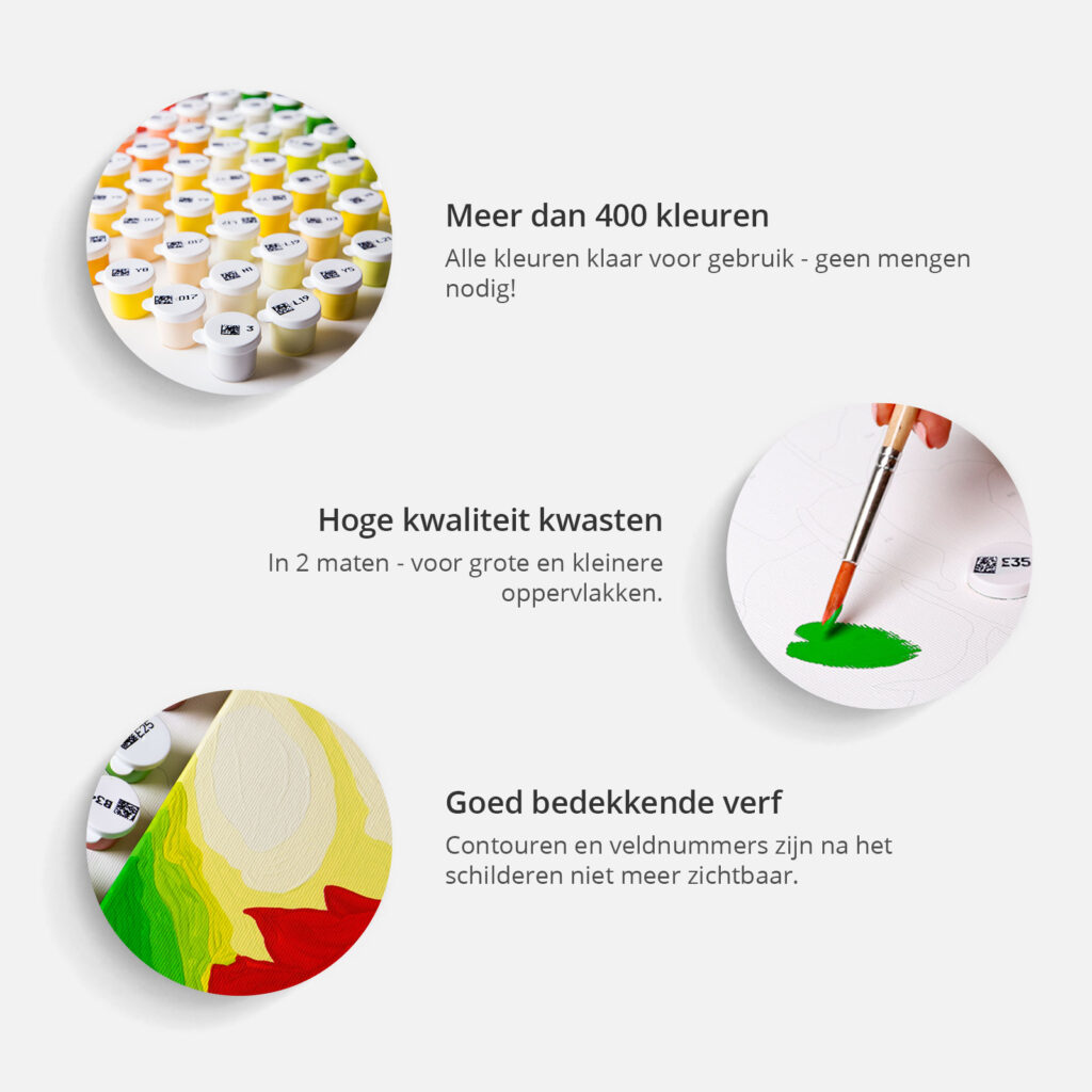 Doe-het-zelf op canvas schilderen - Dog (Puppy) - Afbeelding 3