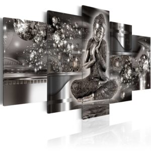 Schilderij - Silver Serenity