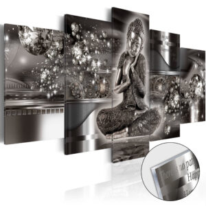 Afbeelding op acrylglas - Silver Serenity [Glass]