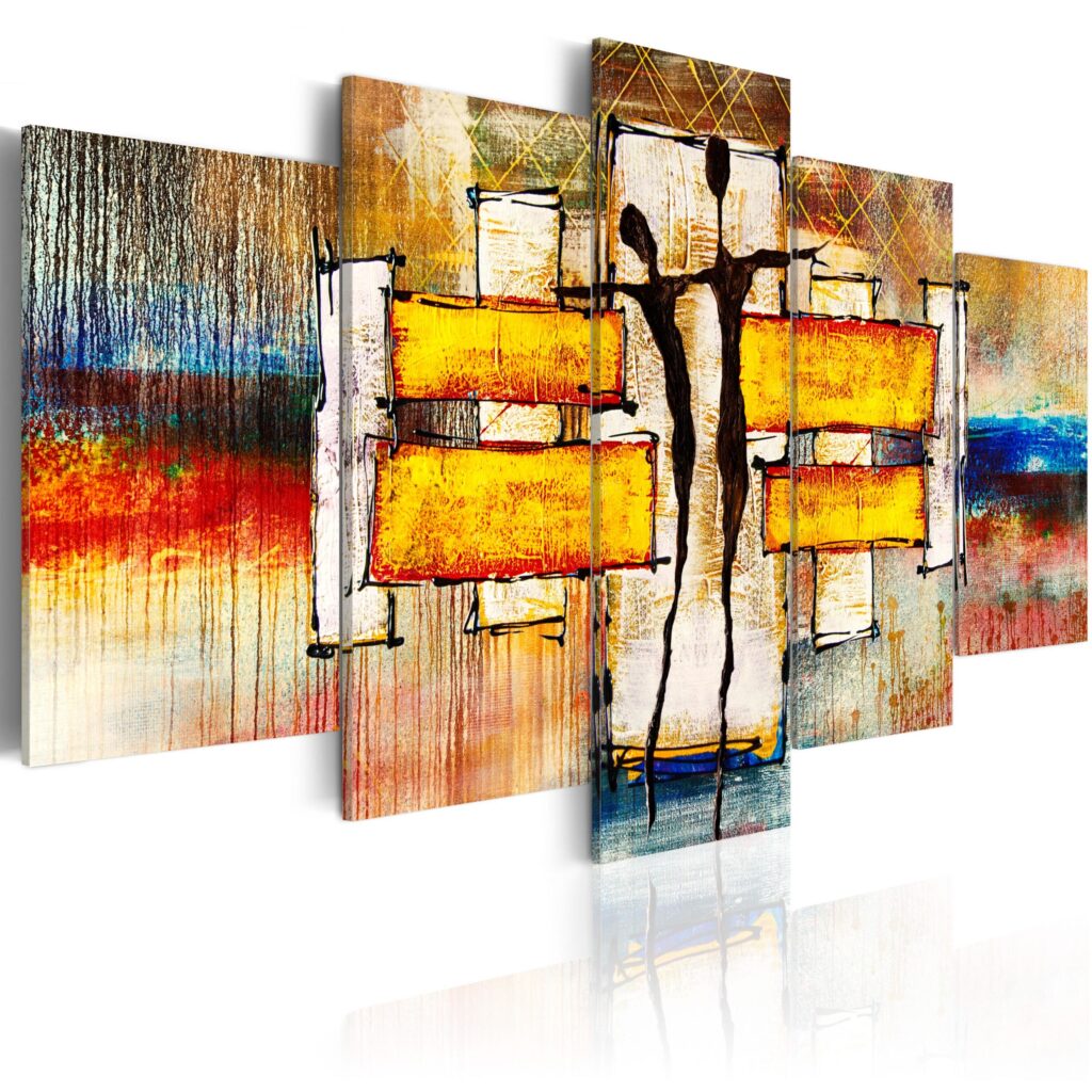 Schilderij - Solar Tango