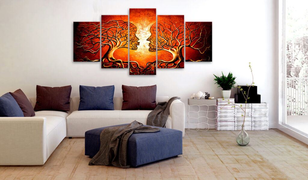 Schilderij - Heat of Love - Afbeelding 2