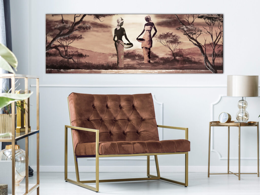Schilderij - Working Women (1 Part) Narrow - Afbeelding 2