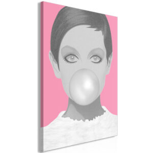 Schilderij - Bubble Gum (1 Part) Vertical