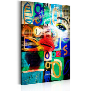 Schilderij - Kiss of Modernity