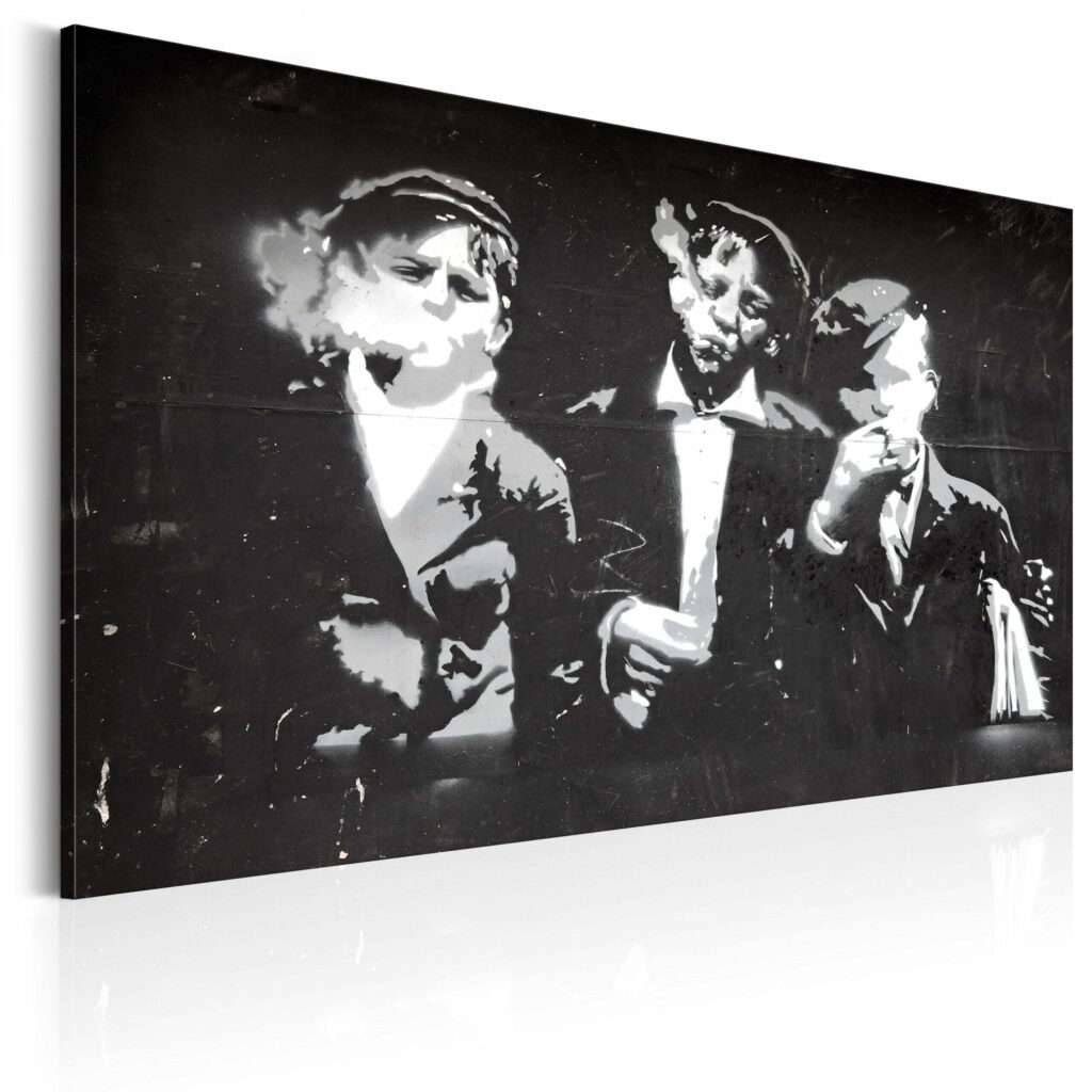 Schilderij - Street Gang (Retro style)