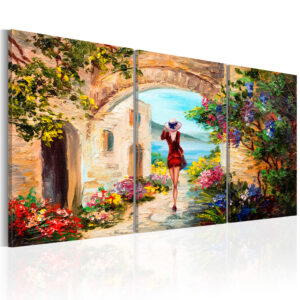 Schilderij - Summer in Italy