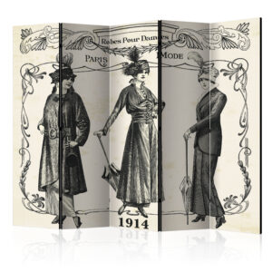 Vouwscherm - Dress 1914 II [Room Dividers]