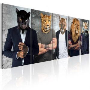 Schilderij - Different Faces