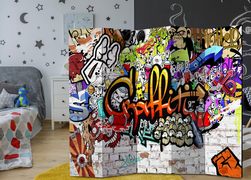 Vouwscherm - Colourful Style [Room Dividers] - Afbeelding 2