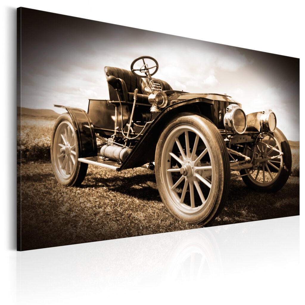 Schilderij - Retro Car