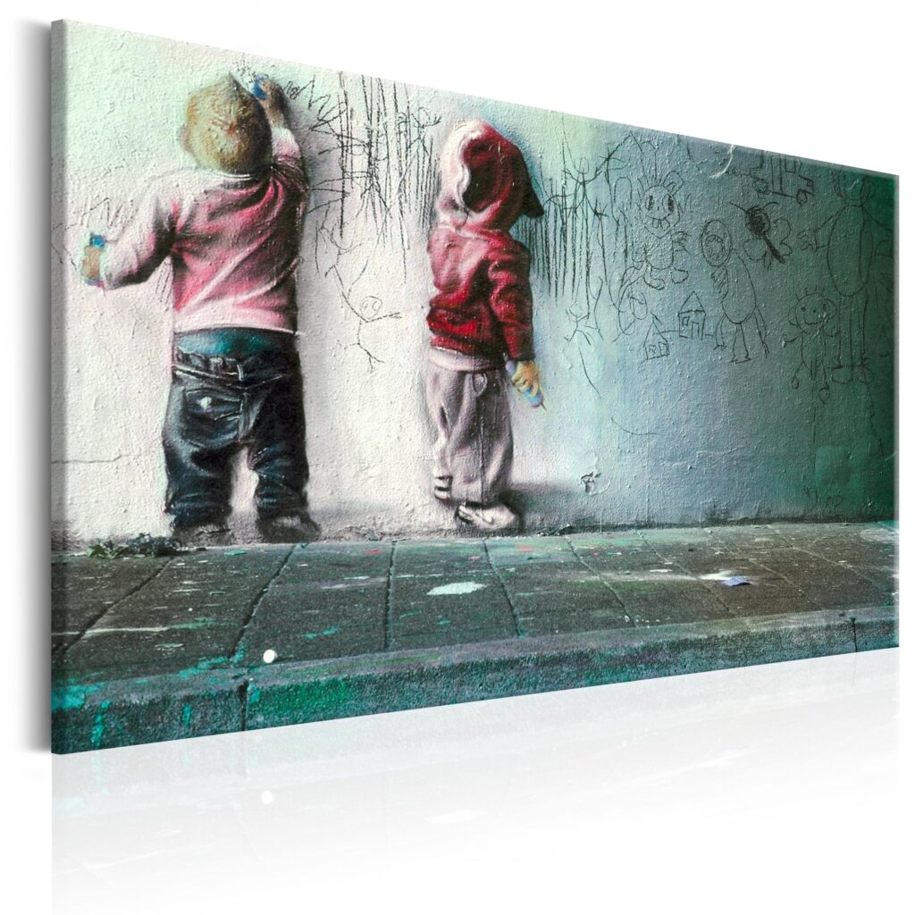 Schilderij - Modern Playground