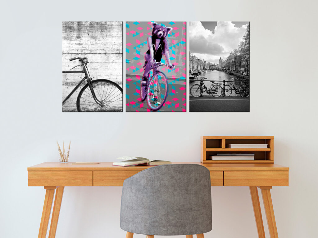 Schilderij - Bikes (Collection) - Afbeelding 2
