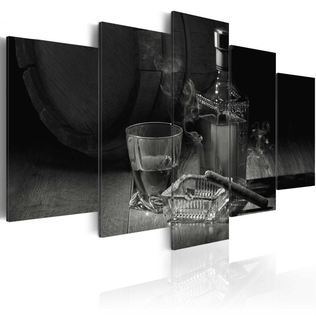 Schilderij - Gentlemen's Evening III