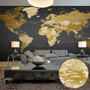 Fotobehang XXL - World Map: Modern Geography II