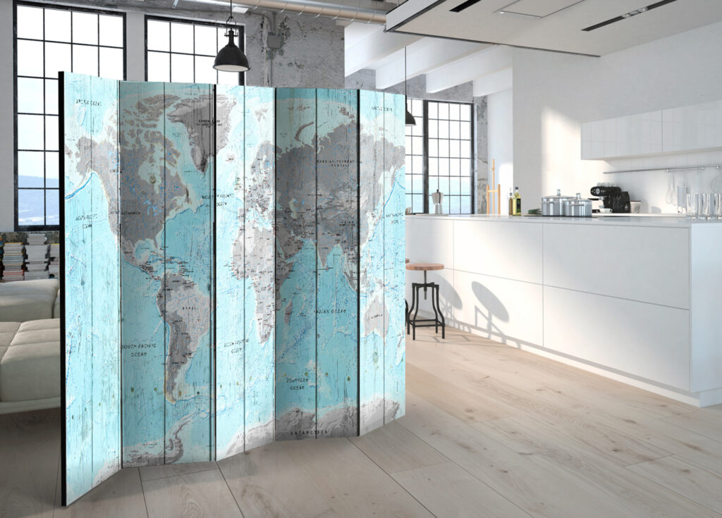 Vouwscherm - Wooden Travels [Room Dividers] - Afbeelding 2