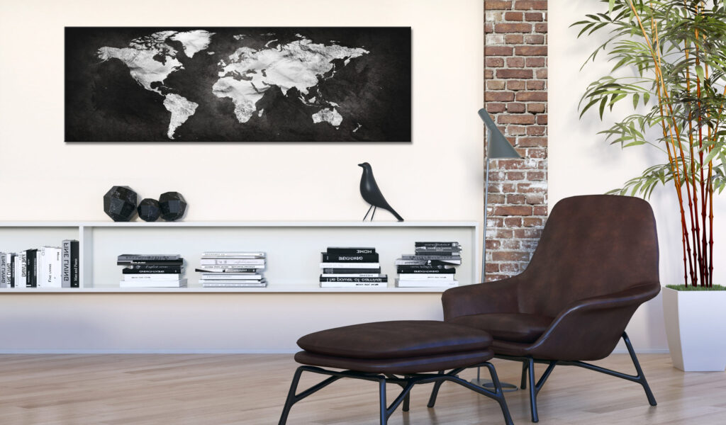 Schilderij - Two-coloured World - Afbeelding 2