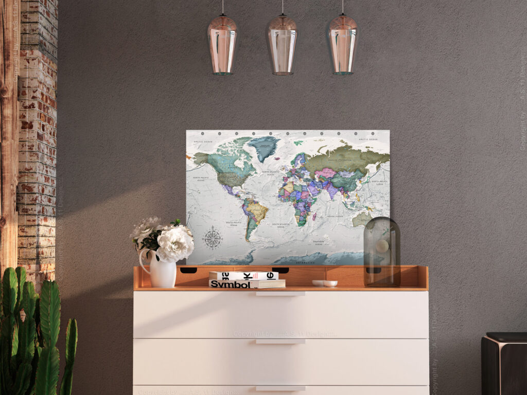 Schilderij - World Destinations (1 Part) Wide - Afbeelding 2