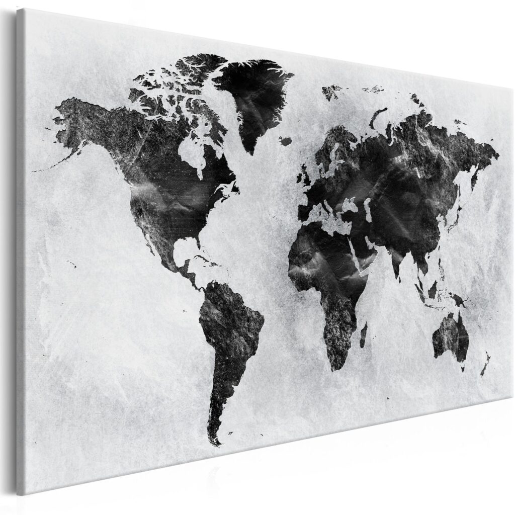 Schilderij - Colourless World (1 Part) Wide