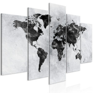 Schilderij - Concrete World (5 Parts) Wide