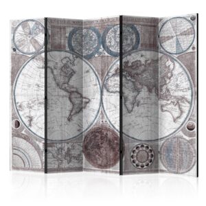 Vouwscherm - Terraqueous Globe [Room Dividers]
