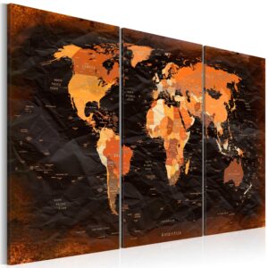 Schilderij - Remarkable Map