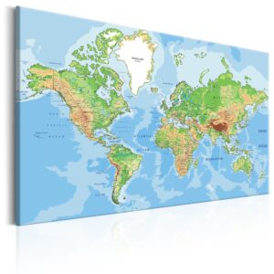 Schilderij - Explore the World!
