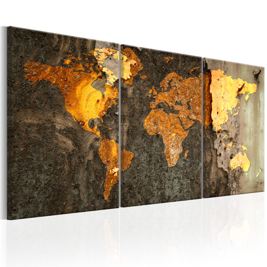 Schilderij - Metal World