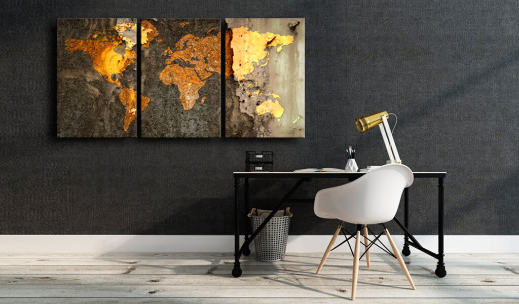 Schilderij - Metal World - Afbeelding 2