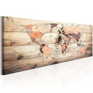 Schilderij - World Maps: Map of Dreams