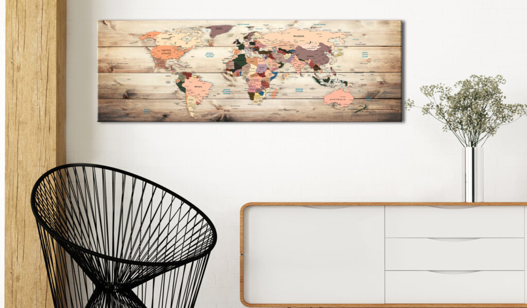 Schilderij - World Maps: Map of Dreams - Afbeelding 2