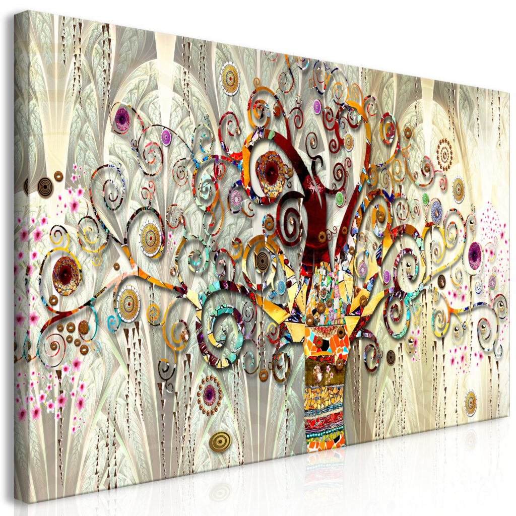 Schilderij - Tree of Life (1 Part) Narrow