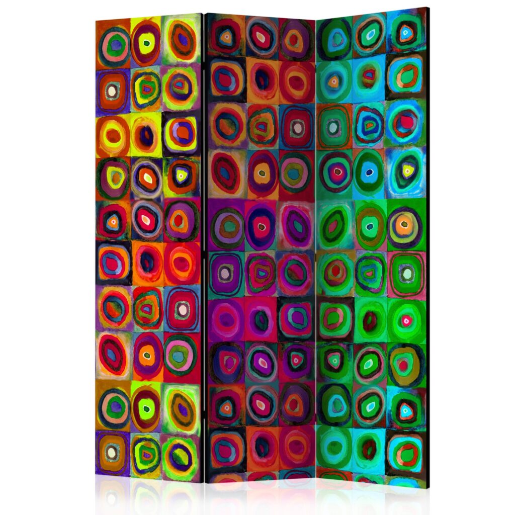 Vouwscherm - Colorful Abstract Art  [Room Dividers]
