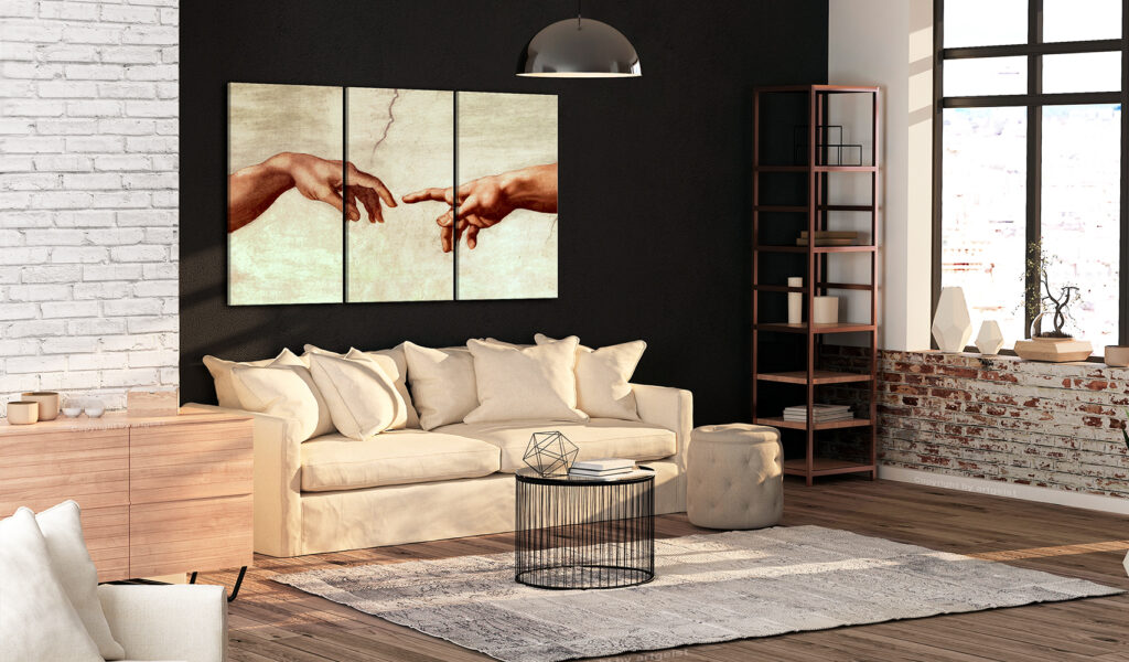 Schilderij - Touch of God - Afbeelding 2