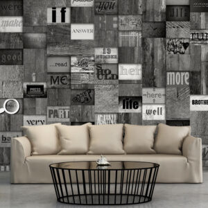 Fotobehang - Mosaic of Words