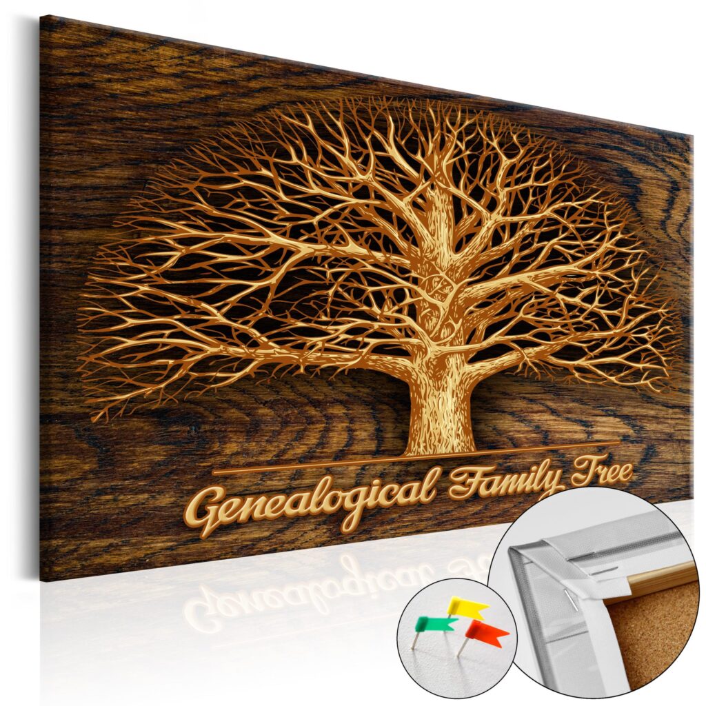 Afbeelding op kurk - Family Tree [Corkboard]