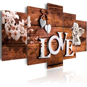 Schilderij - House of Love